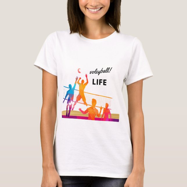 Volleyball Laife T-Shirt (Front)