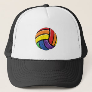 Volleyball LGBT Gay Pride Shirt for Men Women Boys Trucker Hat
