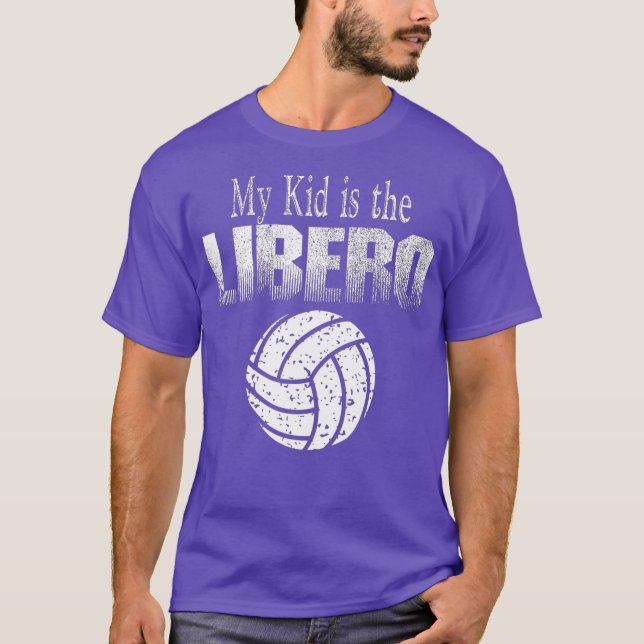 Volleyball Libero Mum Gift T-Shirt (Front)
