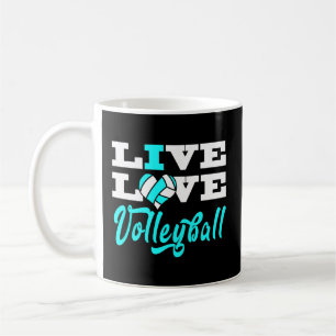 Volleyball Live Love Blue For Ns Coffee Mug