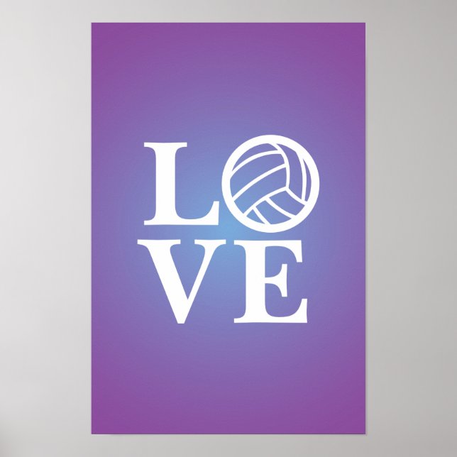 Volleyball Love Poster (Front)
