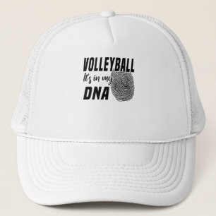 Volleyball Love Volleyball Players Passion Dna Trucker Hat