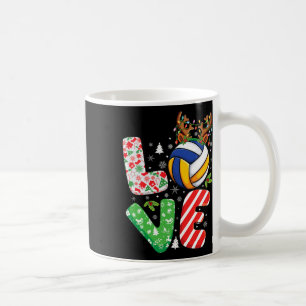 Volleyball Lovers Boys Girls Kids Xmas Christmas V Coffee Mug