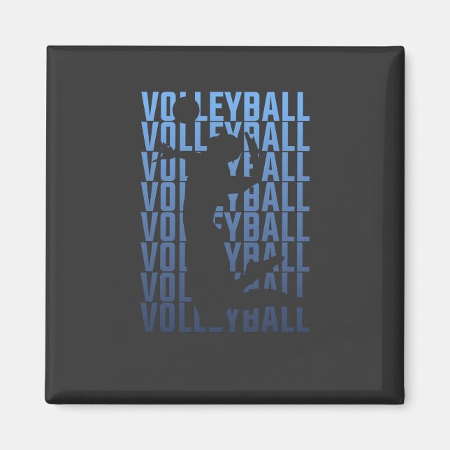 Volleyball Magnet (Front)