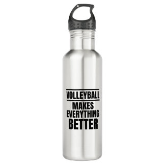 Volleyball makes everything better 710 ml water bottle