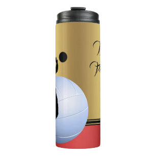 Volleyball Male Player Ball elegant Personalize Thermal Tumbler