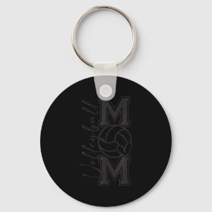 Volleyball Mama Mom Coquette Volleyball Bow Game D Key Ring