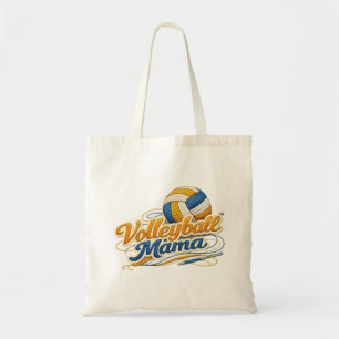Volleyball Mama Tote Bag (Retro Script)