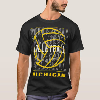 Volleyball Michigan T-Shirt
