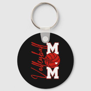 Volleyball Mom Game Day Mama Srts Volleyball Famil Key Ring