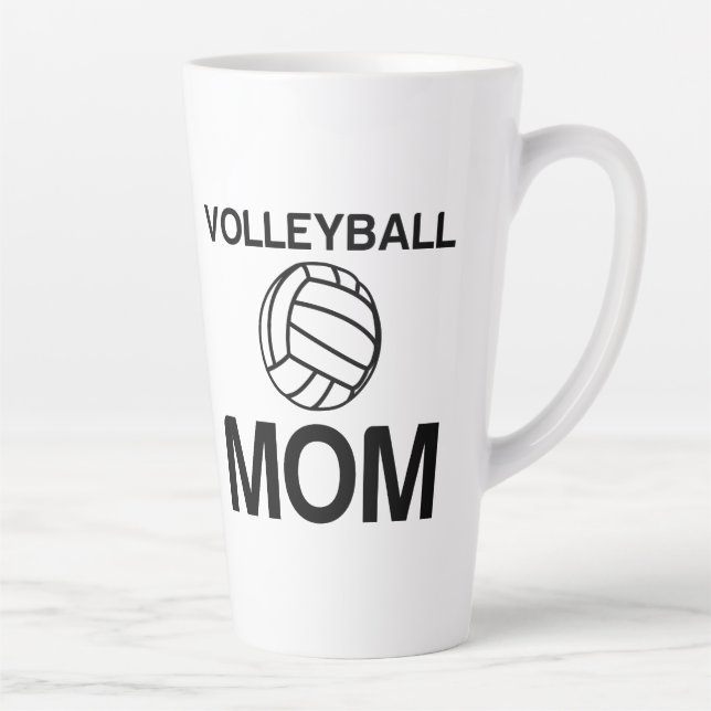 VOLLEYBALL MOM LATTE MUG (Right)