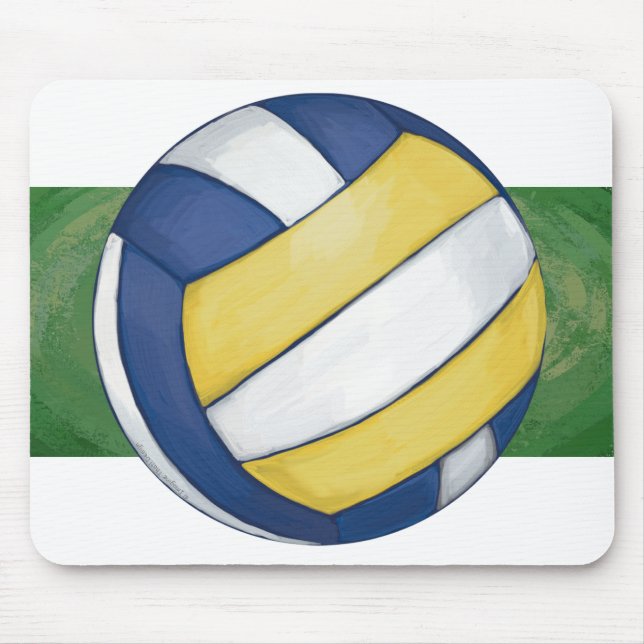 Volleyball Mouse Mat (Front)