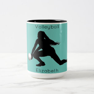 Volleyball Mug with Her Name