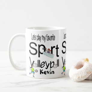 Volleyball Mugs Sports