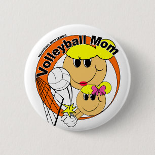 Volleyball Mum 6 Cm Round Badge