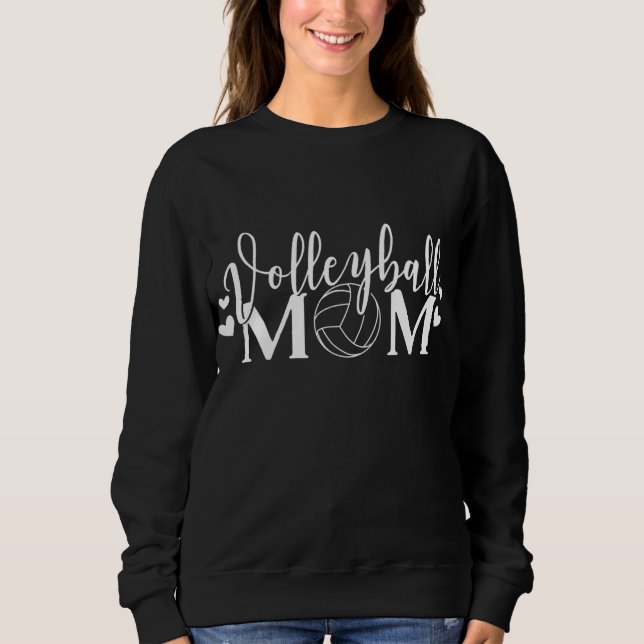 Volleyball Mum Beach Volleyball Coach Team Gift Sweatshirt (Front)