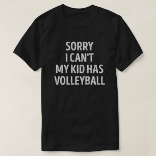 Volleyball Mum Dad Funny Volleyball Parent T-Shirt