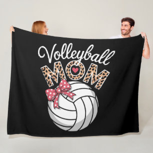 Volleyball Mum Fleece Blanket