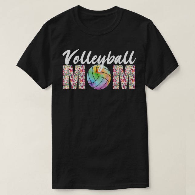Volleyball Mum  Funny Volleyball Gift  T-Shirt (Design Front)