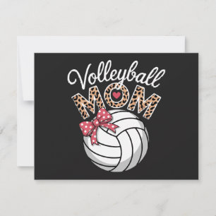 Volleyball Mum Invitation