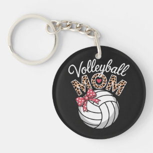 Volleyball Mum Key Ring