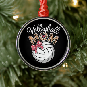 Volleyball Mum Metal Tree Decoration