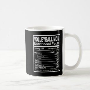 Volleyball Mum Nutritional Facts Coffee Mug
