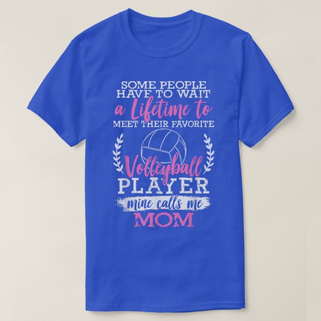 Volleyball Mum of a Volleyball Player Volleyball M T-Shirt (Design Front)