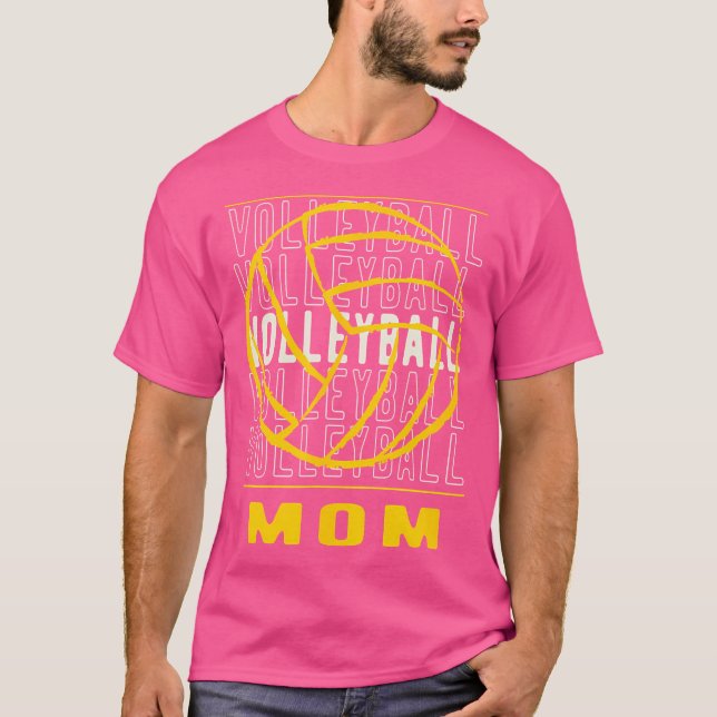 Volleyball Mum T-Shirt (Front)