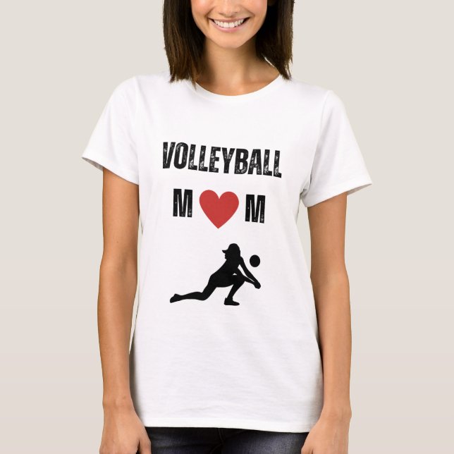 Volleyball Mum T-Shirt (Front)
