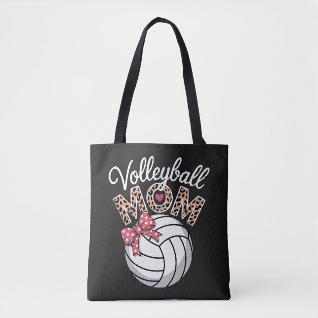 Volleyball Mum Tote Bag (Front)