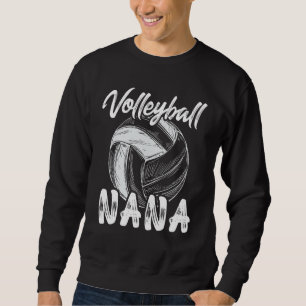 Volleyball Nana For Women Family Matching Players Sweatshirt