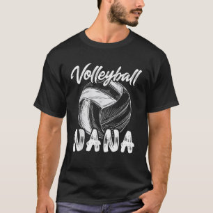 Volleyball Nana For Women Family Matching Players  T-Shirt