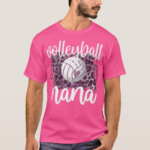 Volleyball Nana Grandma Of Volleyball Player Nana T-Shirt