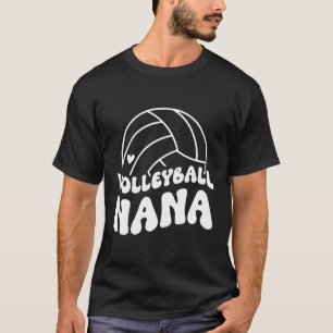 Volleyball Nana Grandma Proud Nana Of A Volleyball T-Shirt