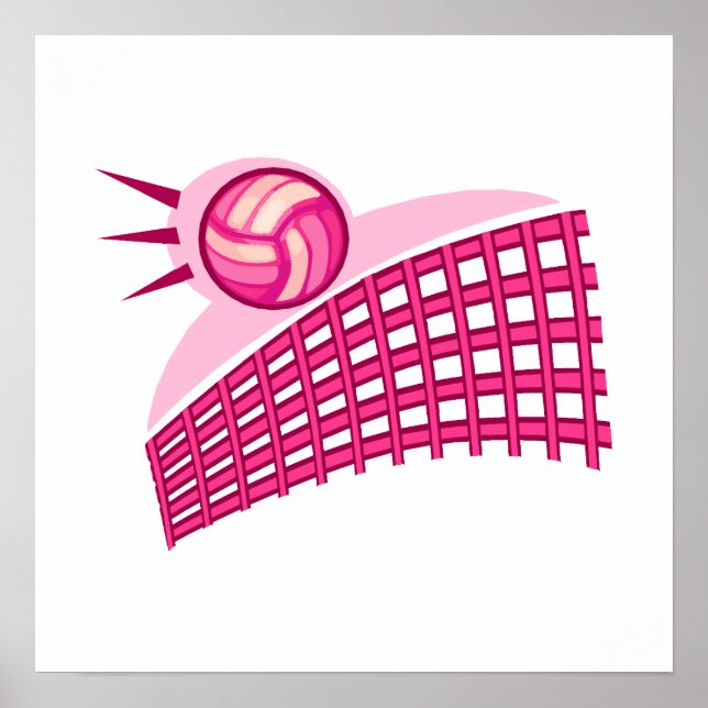 Volleyball & net poster (Front)