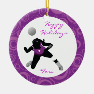 VolleyBall Ornament Personalise Digger