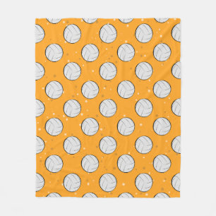 Volleyball Pattern Design Fleece Blanket