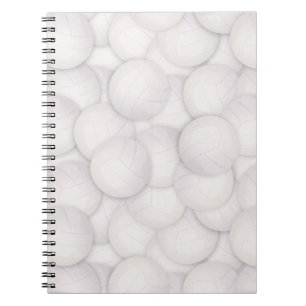 Volleyball Pattern Spiral Notebook