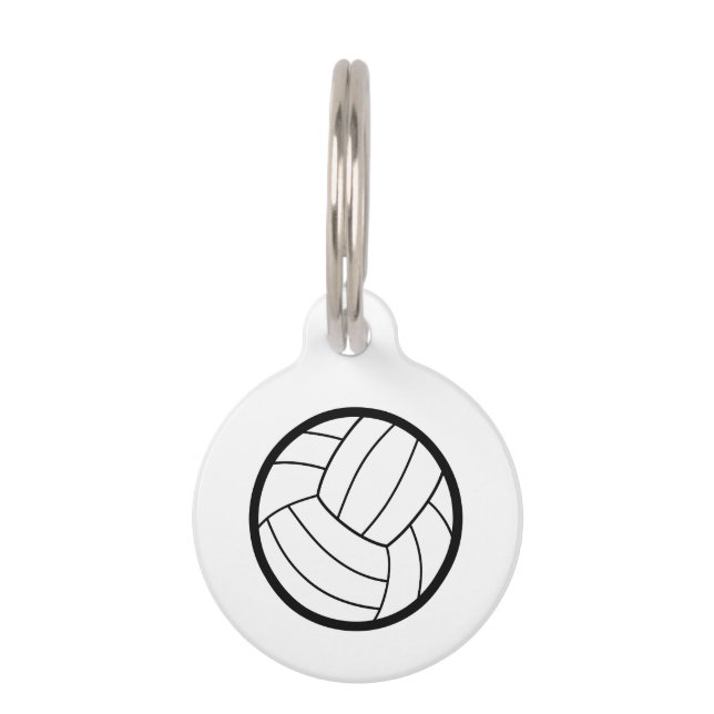 Volleyball Pet Tag (Front)