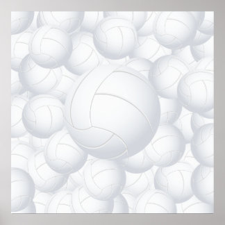 volleyball pile poster