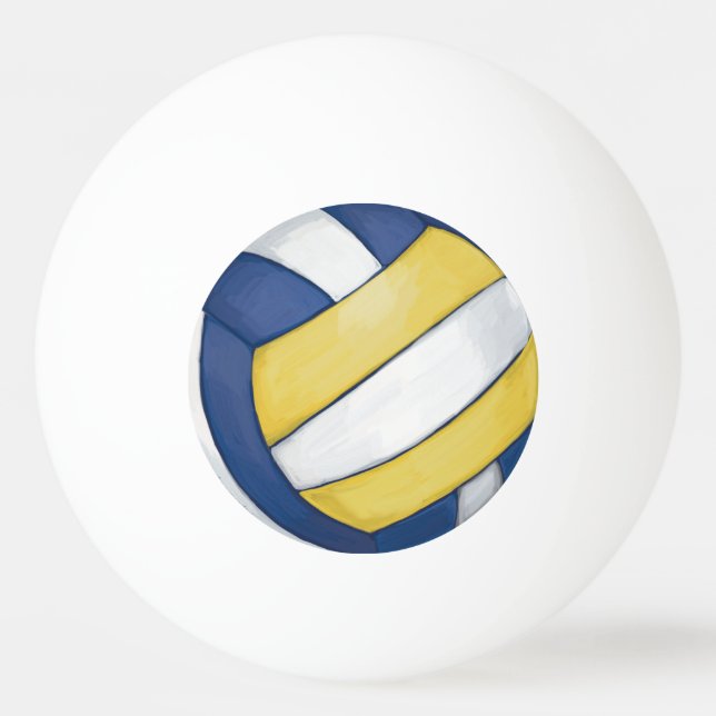 Volleyball Ping Pong Ball (Front)