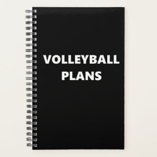 Volleyball Planner Sports Theme Volleyball Plans
