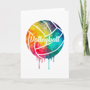 Volleyball Player Beach Volleyball Team Gift Idea Card