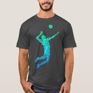 Volleyball Player Boys Men Youth T-Shirt