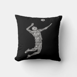 Volleyball Player Boys Youth Men  Cushion