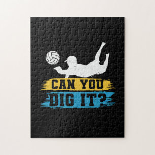Volleyball Player   Can You Dig It Jigsaw Puzzle