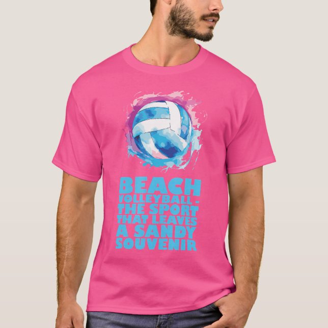 Volleyball Player Coach Training Game Beach Volley T-Shirt (Front)