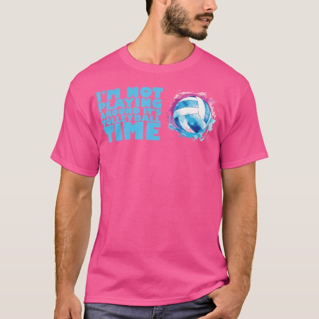 Volleyball Player Coach Training Game Beach Volley T-Shirt (Front)