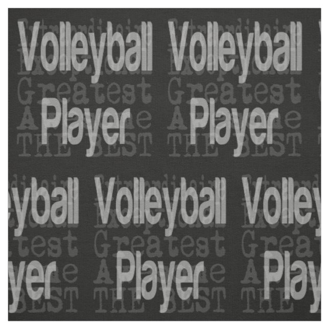 Volleyball Player Extraordinaire Fabric (Swatch)
